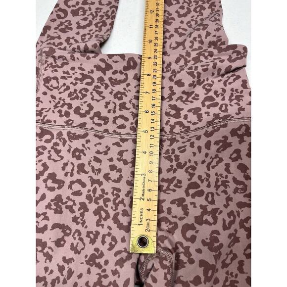 Athleta Elation Ultra High Rise Tight Purple Leopard Size XXS - Picture 5 of 7